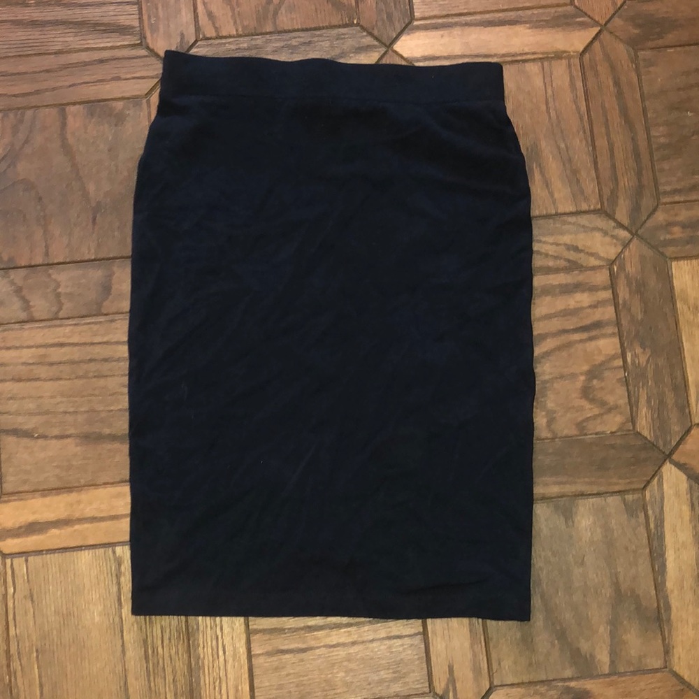 F21 Black Pencil Skirt-SM